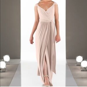 SORELLA VITA light pink maxi wrap dress